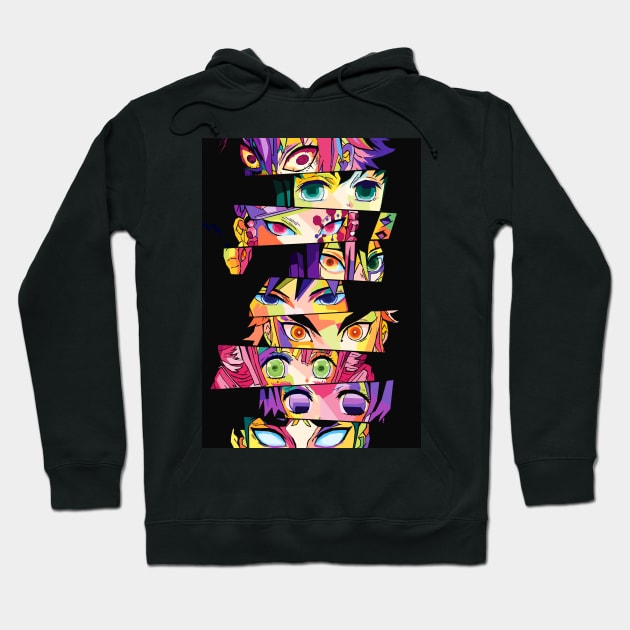 Eye Hashira Hoodie by Zet Art